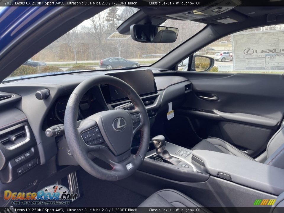 F-SPORT Black Interior - 2023 Lexus UX 250h F Sport AWD Photo #2