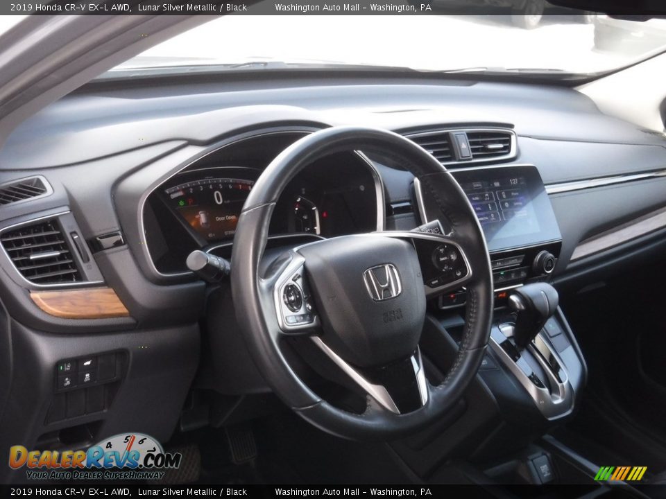 2019 Honda CR-V EX-L AWD Lunar Silver Metallic / Black Photo #14