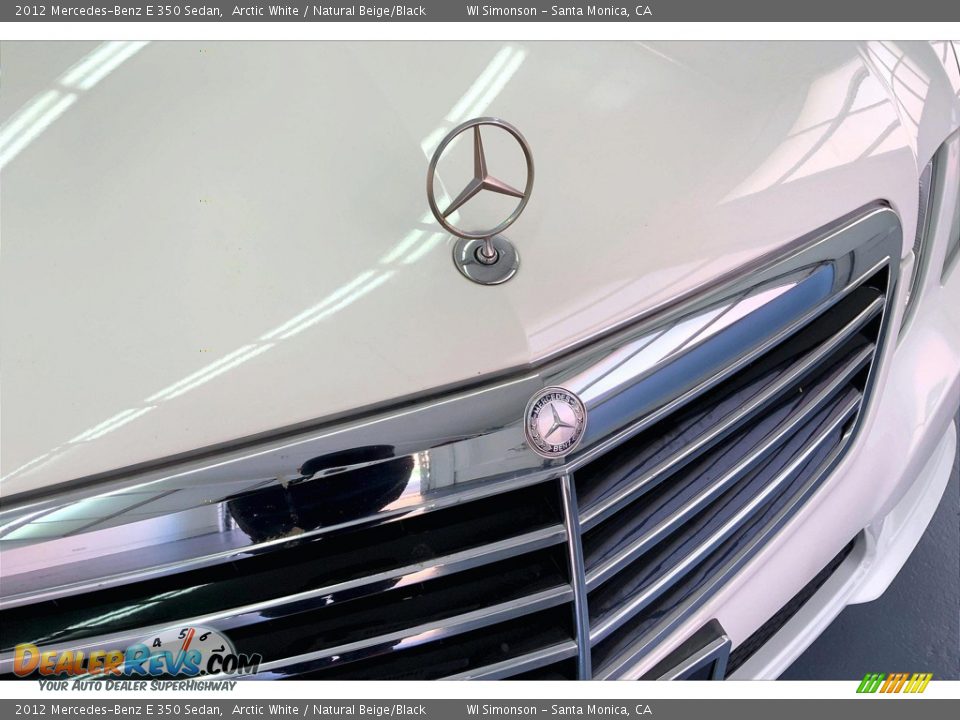2012 Mercedes-Benz E 350 Sedan Arctic White / Natural Beige/Black Photo #30