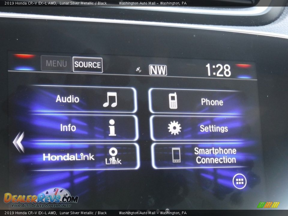 2019 Honda CR-V EX-L AWD Lunar Silver Metallic / Black Photo #18