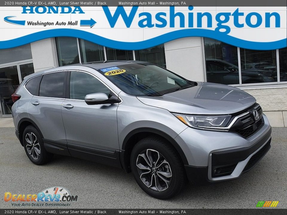 2020 Honda CR-V EX-L AWD Lunar Silver Metallic / Black Photo #1