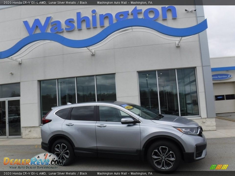 2020 Honda CR-V EX-L AWD Lunar Silver Metallic / Black Photo #2