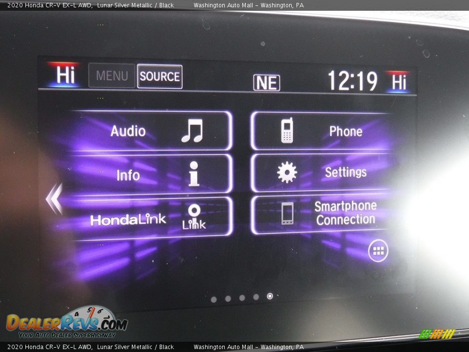 2020 Honda CR-V EX-L AWD Lunar Silver Metallic / Black Photo #20