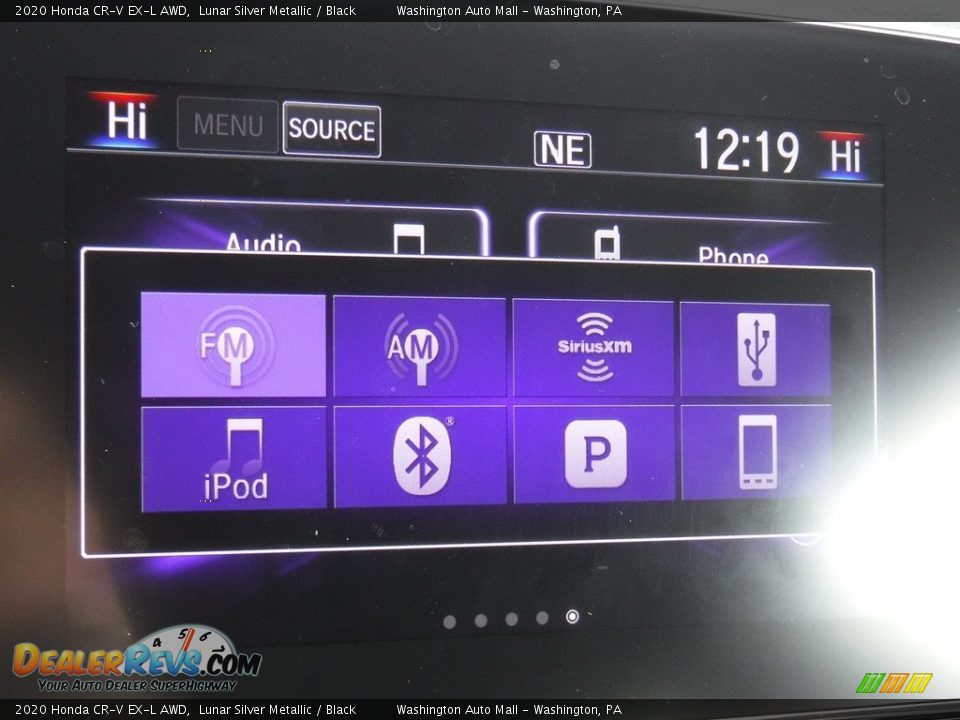 2020 Honda CR-V EX-L AWD Lunar Silver Metallic / Black Photo #21