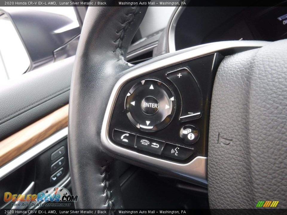 2020 Honda CR-V EX-L AWD Lunar Silver Metallic / Black Photo #23