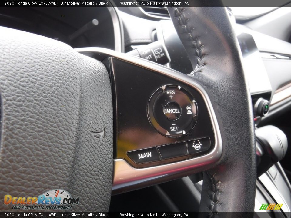2020 Honda CR-V EX-L AWD Lunar Silver Metallic / Black Photo #24