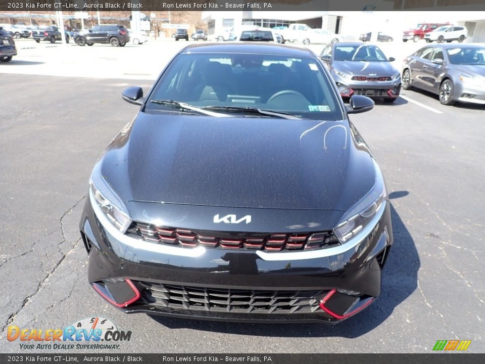 2023 Kia Forte GT-Line Aurora Black / Black Photo #3