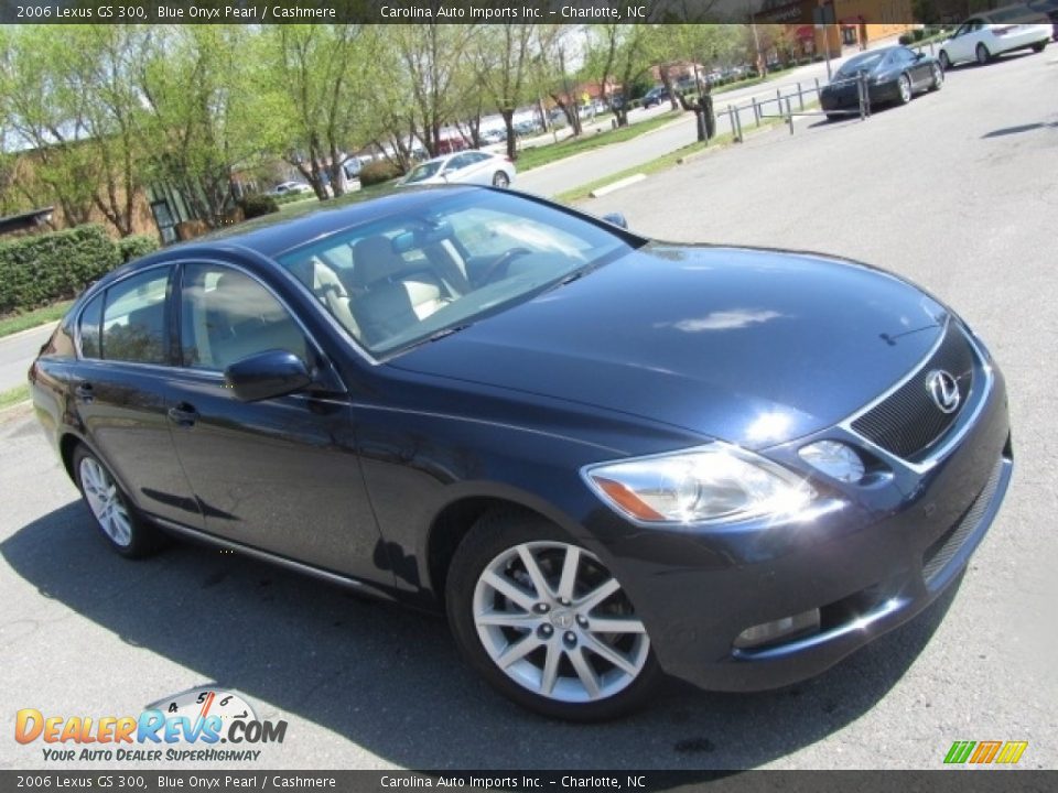 2006 Lexus GS 300 Blue Onyx Pearl / Cashmere Photo #3