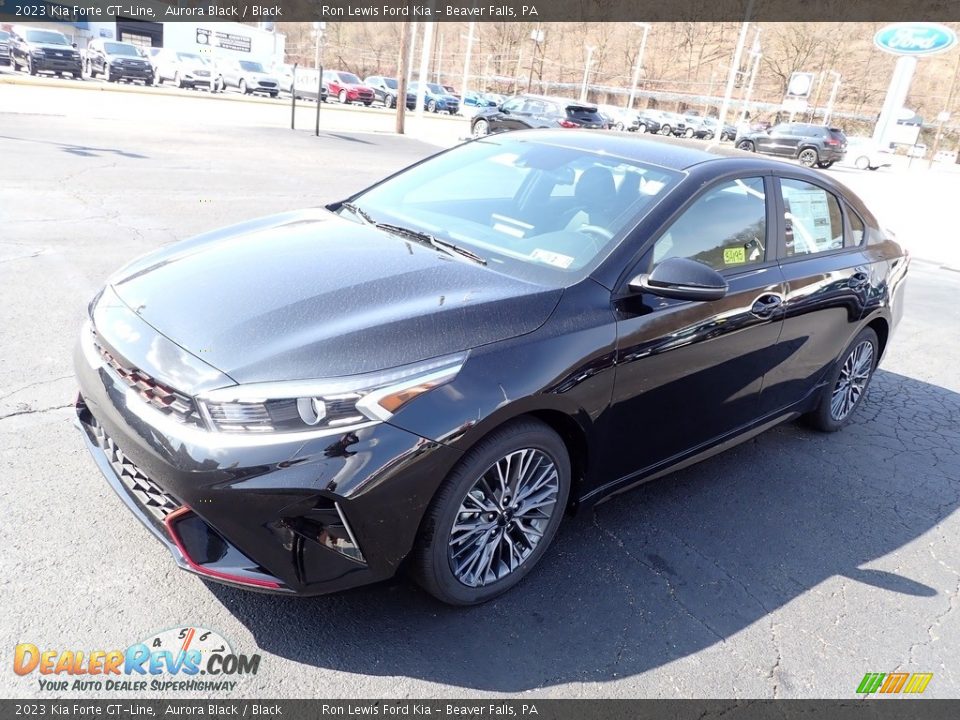 2023 Kia Forte GT-Line Aurora Black / Black Photo #4