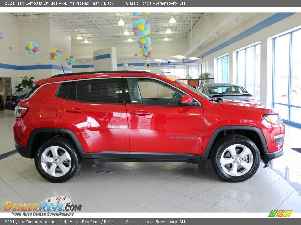 Velvet Red Pearl 2021 Jeep Compass Latitude 4x4 Photo #4
