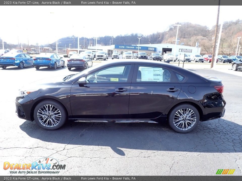 2023 Kia Forte GT-Line Aurora Black / Black Photo #5