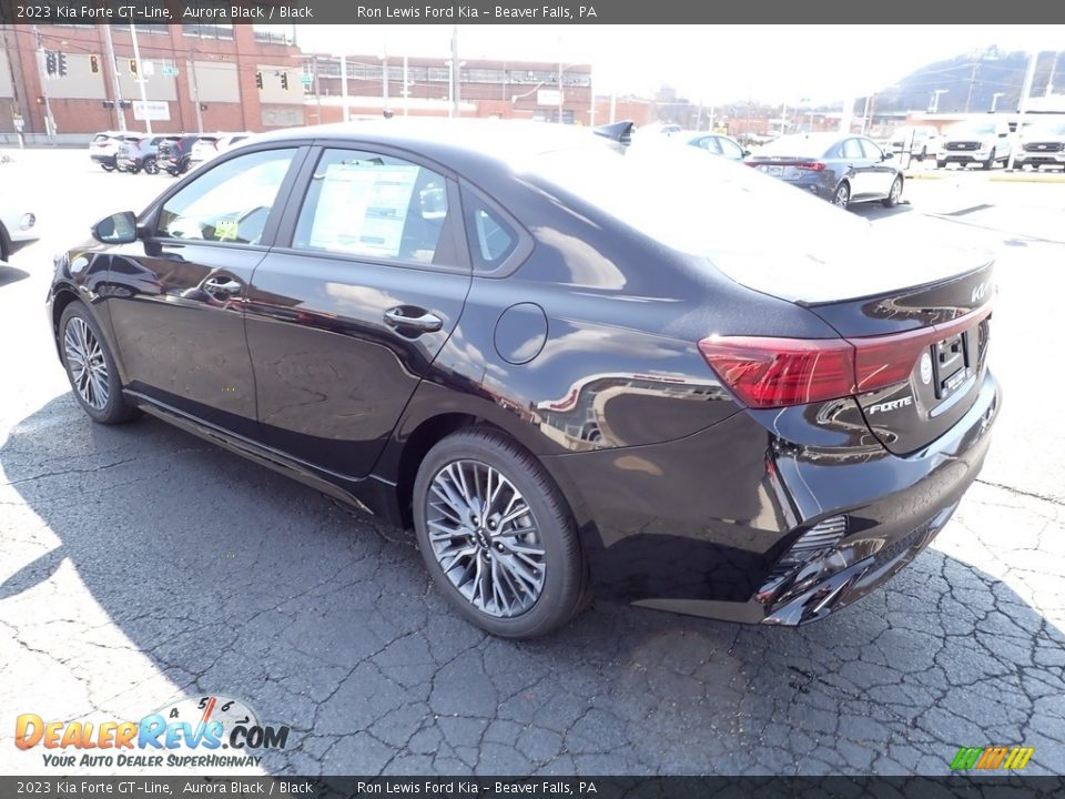 2023 Kia Forte GT-Line Aurora Black / Black Photo #6