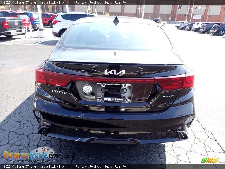 2023 Kia Forte GT-Line Aurora Black / Black Photo #7