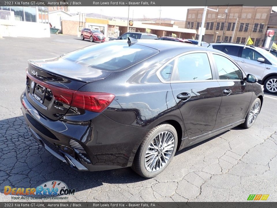 2023 Kia Forte GT-Line Aurora Black / Black Photo #8