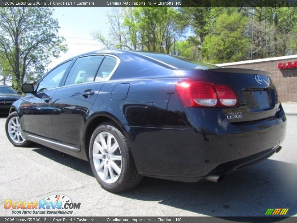 2006 Lexus GS 300 Blue Onyx Pearl / Cashmere Photo #8