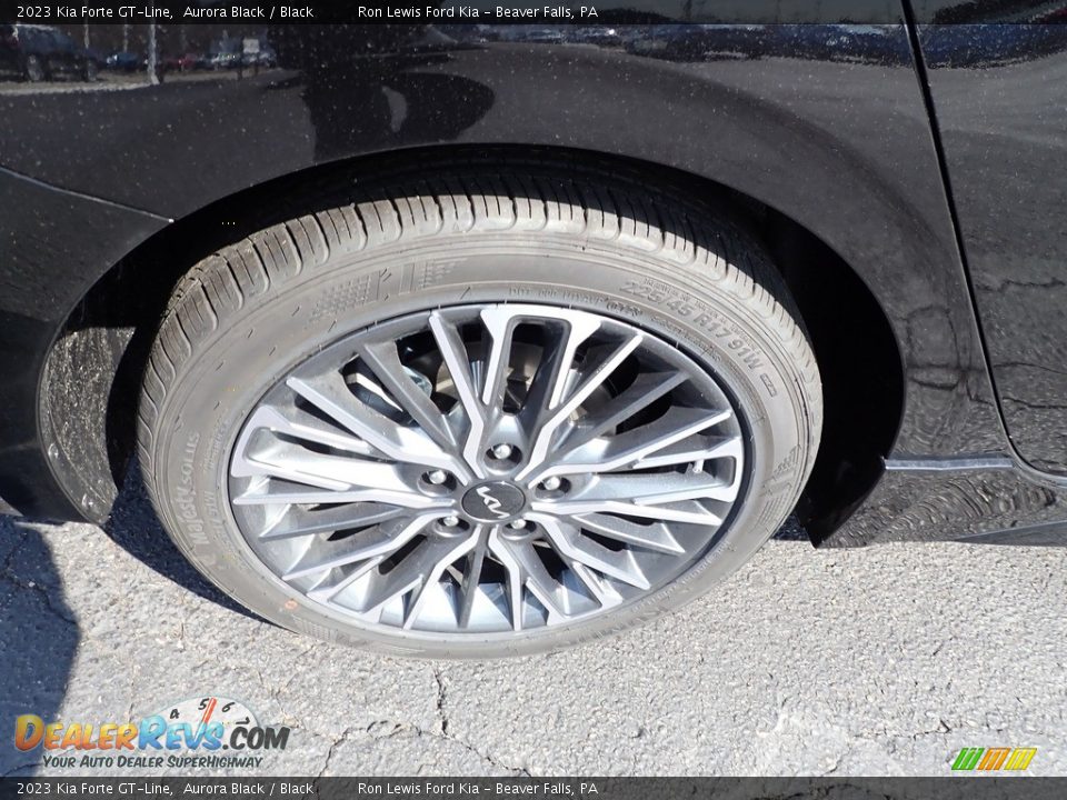 2023 Kia Forte GT-Line Aurora Black / Black Photo #9