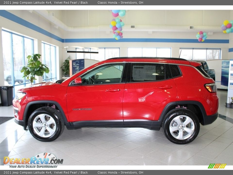 Velvet Red Pearl 2021 Jeep Compass Latitude 4x4 Photo #10