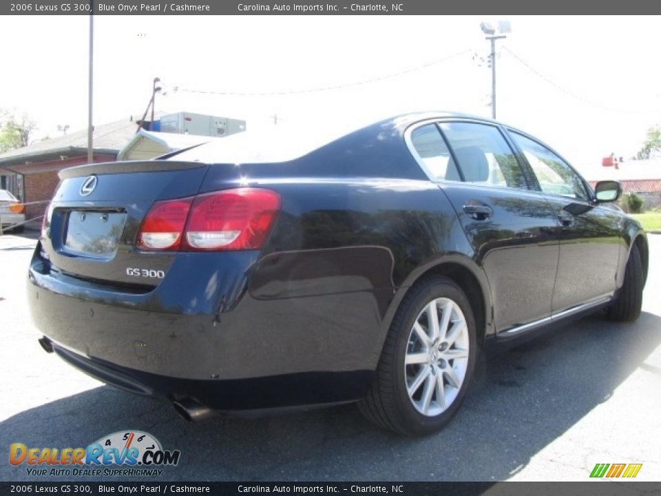 2006 Lexus GS 300 Blue Onyx Pearl / Cashmere Photo #10