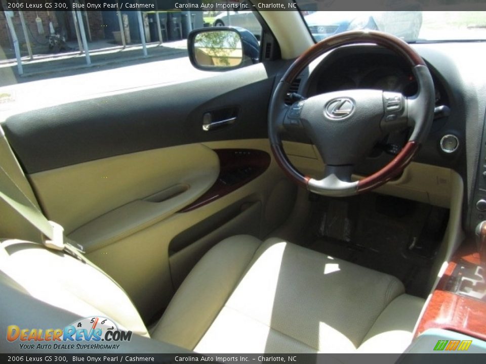 2006 Lexus GS 300 Blue Onyx Pearl / Cashmere Photo #12