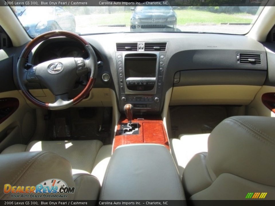2006 Lexus GS 300 Blue Onyx Pearl / Cashmere Photo #13