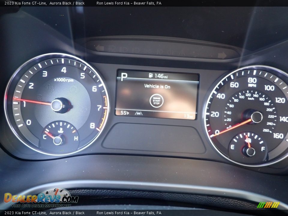 2023 Kia Forte GT-Line Aurora Black / Black Photo #16