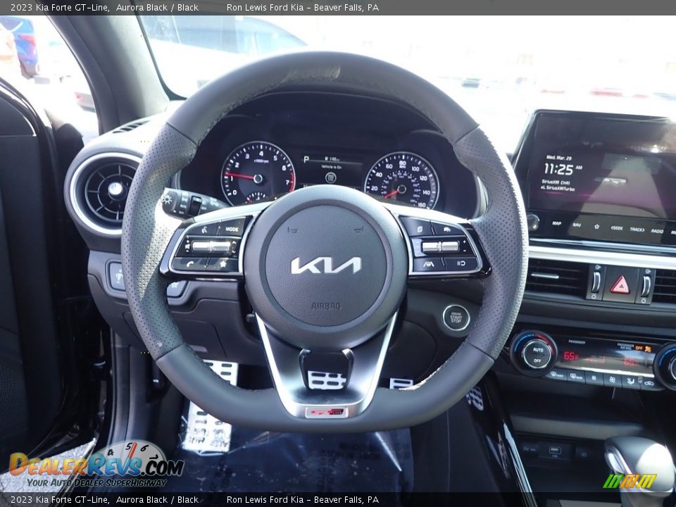 2023 Kia Forte GT-Line Aurora Black / Black Photo #17