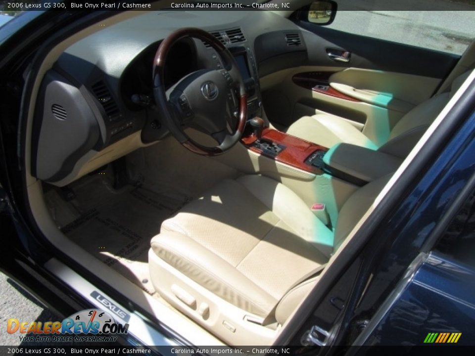 2006 Lexus GS 300 Blue Onyx Pearl / Cashmere Photo #17