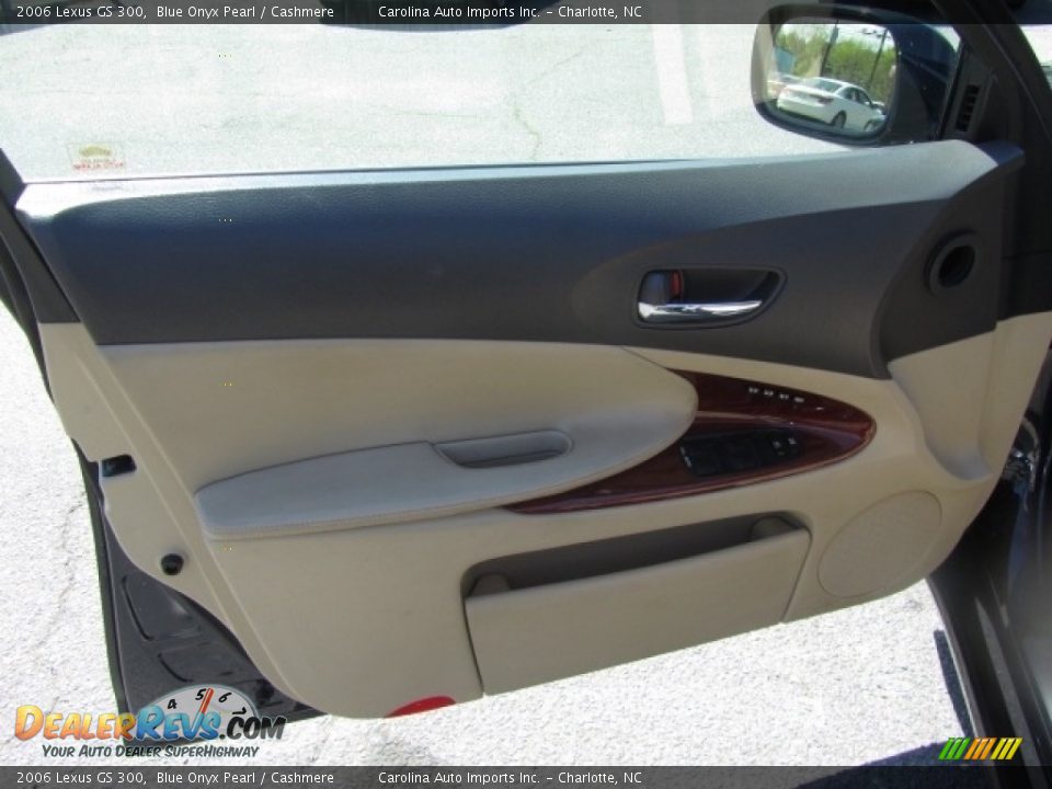 2006 Lexus GS 300 Blue Onyx Pearl / Cashmere Photo #18