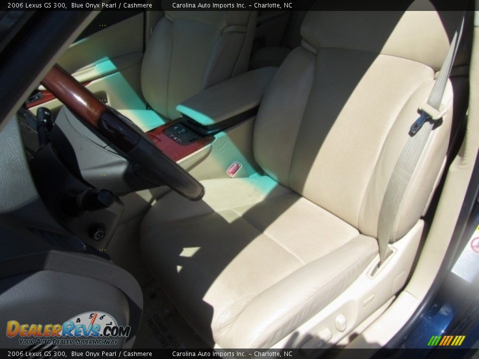 2006 Lexus GS 300 Blue Onyx Pearl / Cashmere Photo #19
