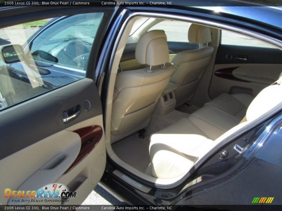 2006 Lexus GS 300 Blue Onyx Pearl / Cashmere Photo #20