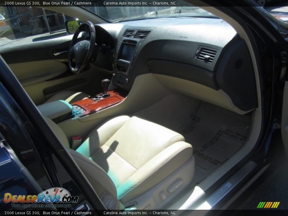 2006 Lexus GS 300 Blue Onyx Pearl / Cashmere Photo #21
