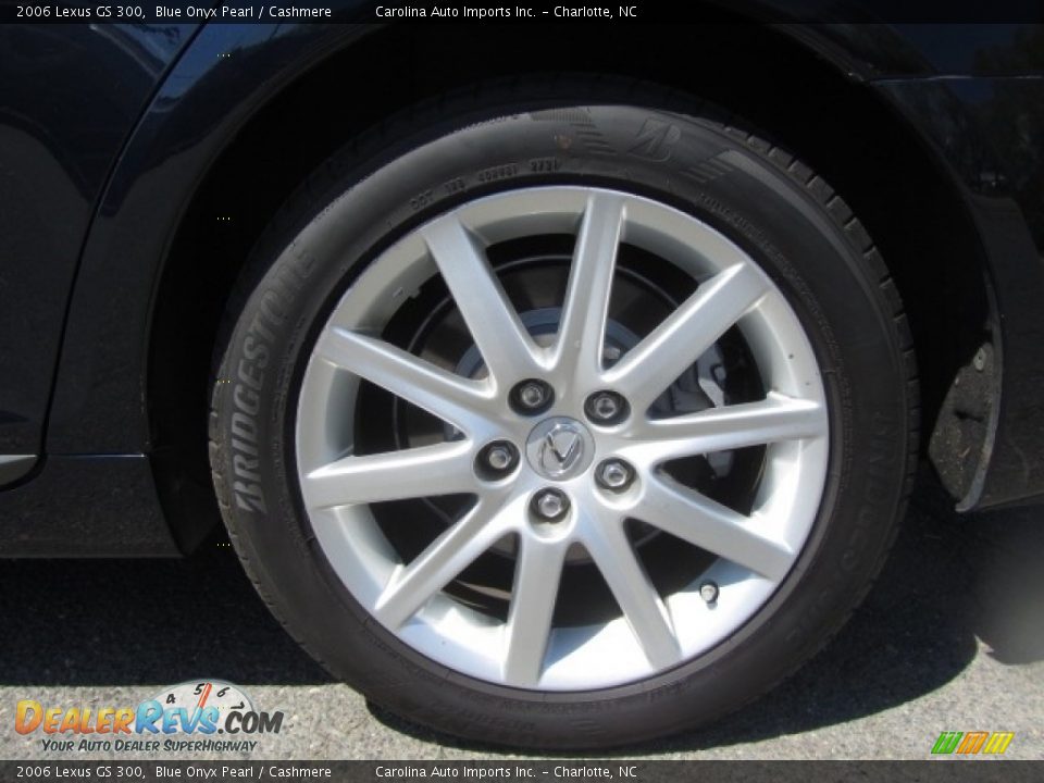 2006 Lexus GS 300 Blue Onyx Pearl / Cashmere Photo #26