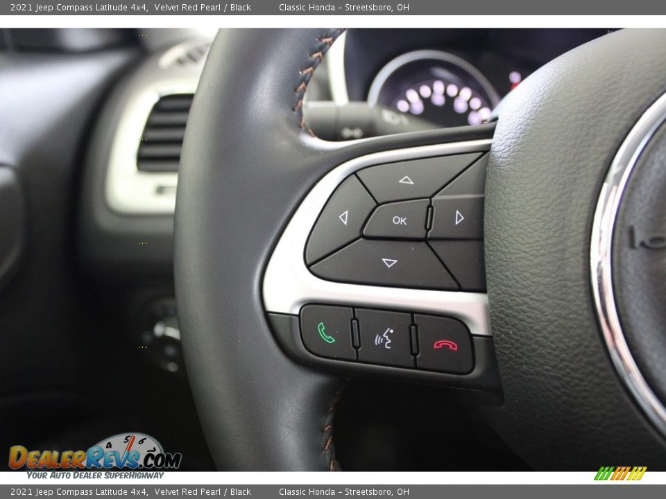 2021 Jeep Compass Latitude 4x4 Steering Wheel Photo #30