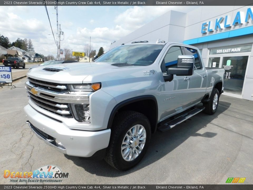 2023 Chevrolet Silverado 2500HD High Country Crew Cab 4x4 Silver Ice Metallic / Jet Black Photo #2