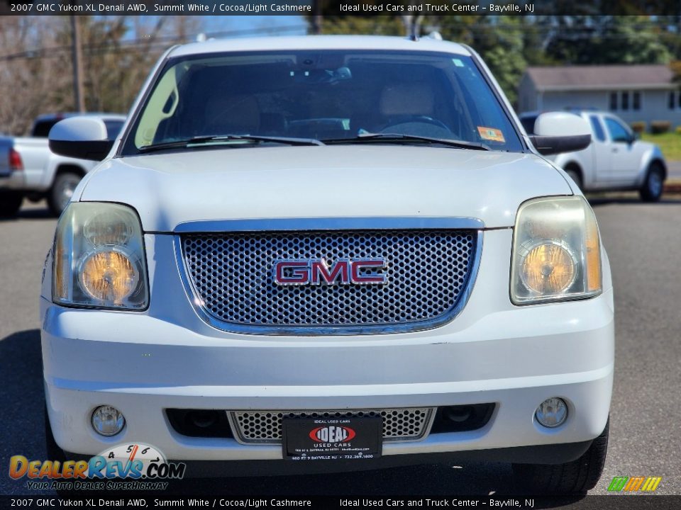 2007 GMC Yukon XL Denali AWD Summit White / Cocoa/Light Cashmere Photo #3