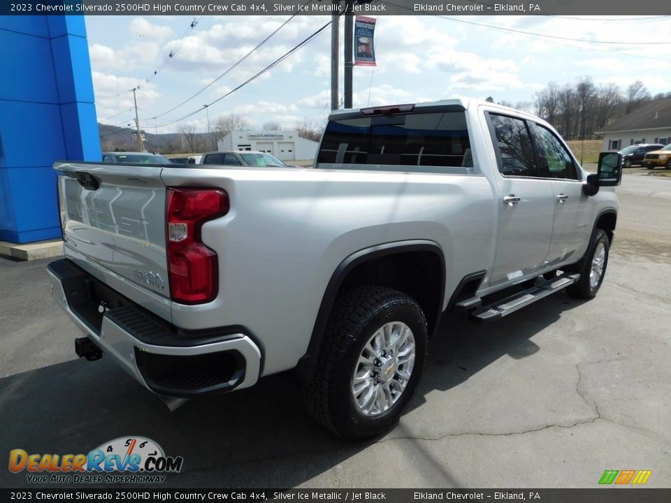 2023 Chevrolet Silverado 2500HD High Country Crew Cab 4x4 Silver Ice Metallic / Jet Black Photo #7