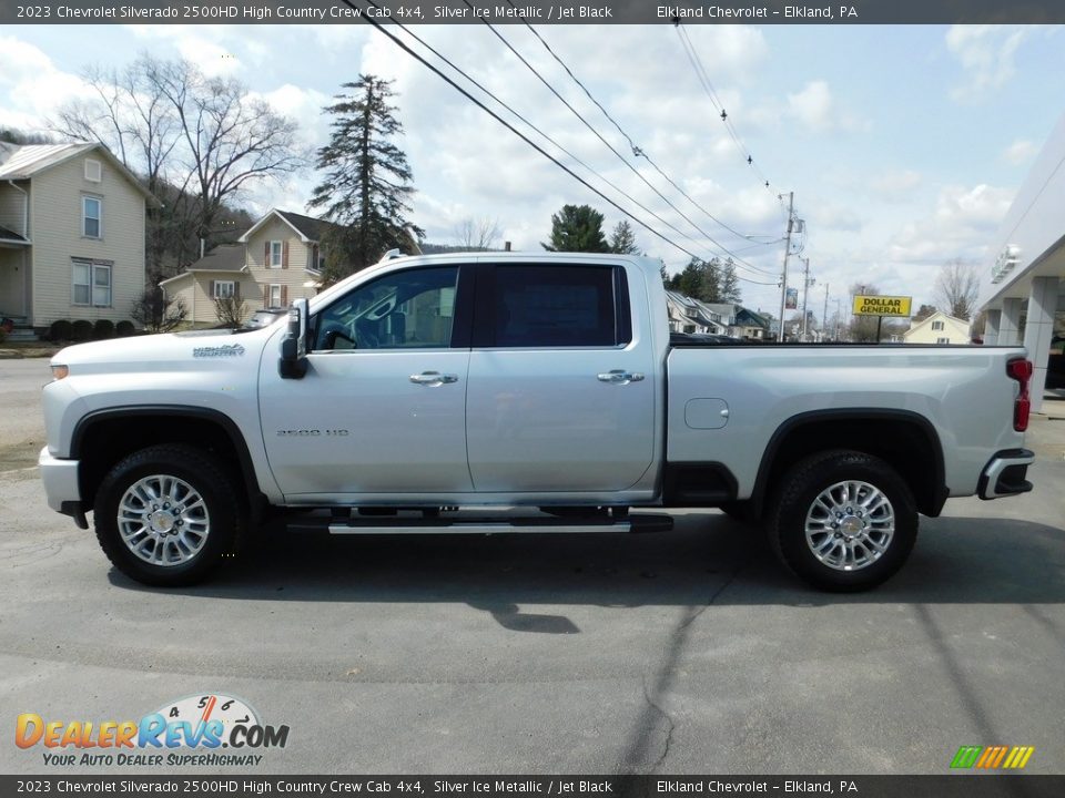 2023 Chevrolet Silverado 2500HD High Country Crew Cab 4x4 Silver Ice Metallic / Jet Black Photo #10