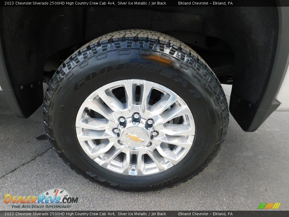 2023 Chevrolet Silverado 2500HD High Country Crew Cab 4x4 Silver Ice Metallic / Jet Black Photo #11