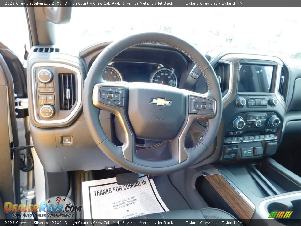2023 Chevrolet Silverado 2500HD High Country Crew Cab 4x4 Silver Ice Metallic / Jet Black Photo #24