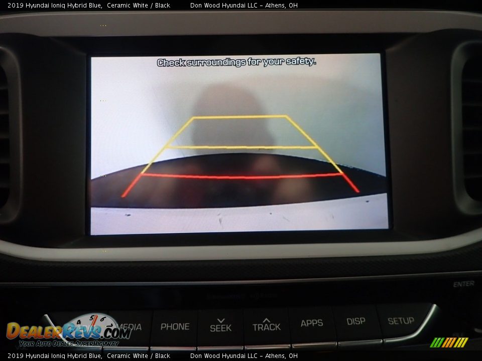 2019 Hyundai Ioniq Hybrid Blue Ceramic White / Black Photo #2