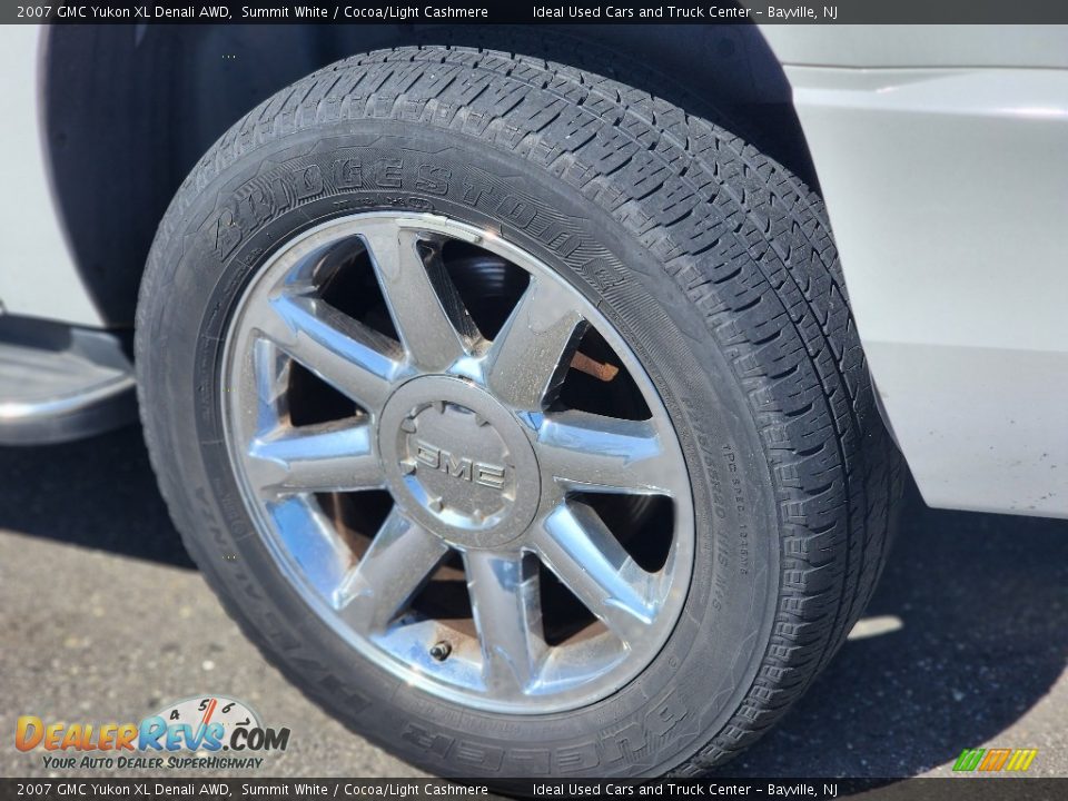 2007 GMC Yukon XL Denali AWD Summit White / Cocoa/Light Cashmere Photo #24