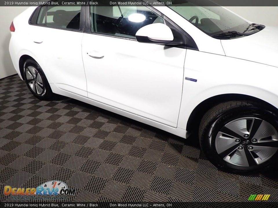 2019 Hyundai Ioniq Hybrid Blue Ceramic White / Black Photo #4