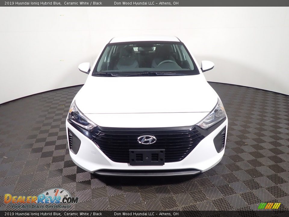 2019 Hyundai Ioniq Hybrid Blue Ceramic White / Black Photo #5