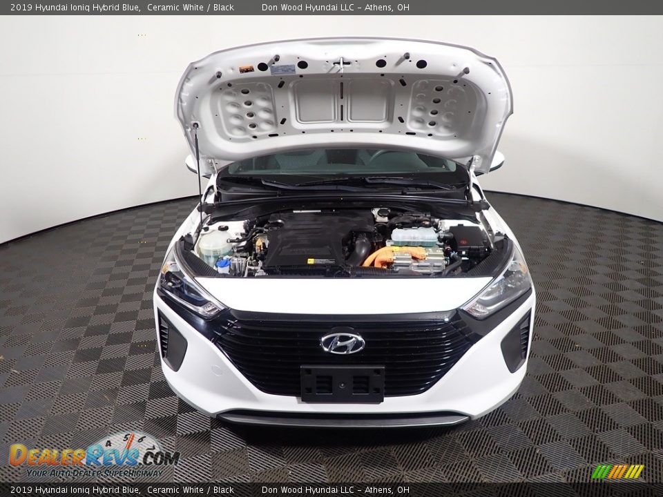 2019 Hyundai Ioniq Hybrid Blue Ceramic White / Black Photo #6