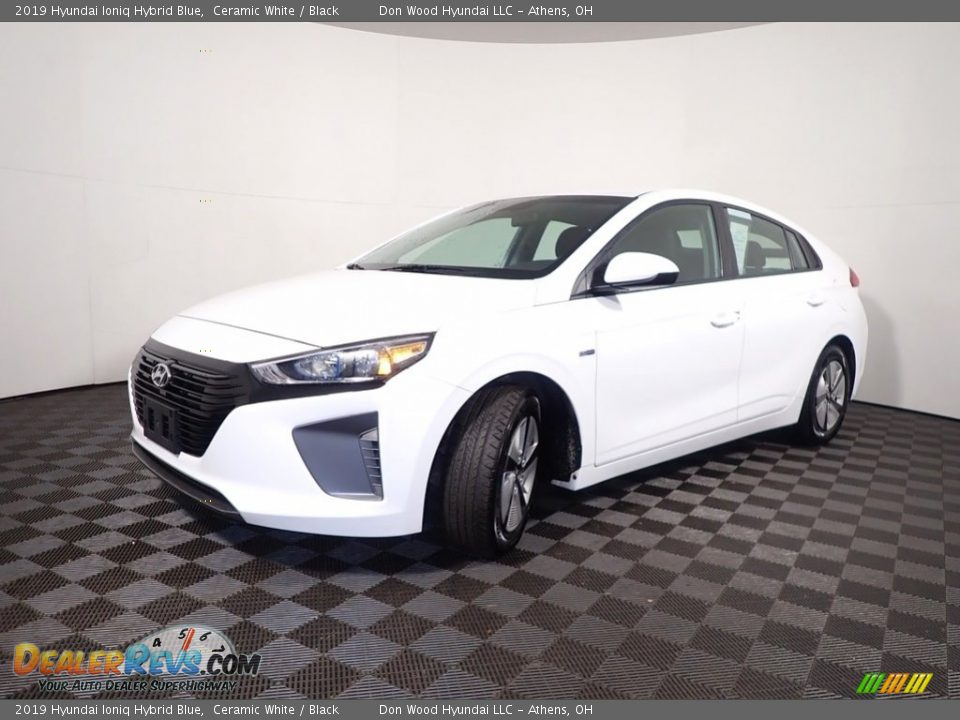 2019 Hyundai Ioniq Hybrid Blue Ceramic White / Black Photo #8