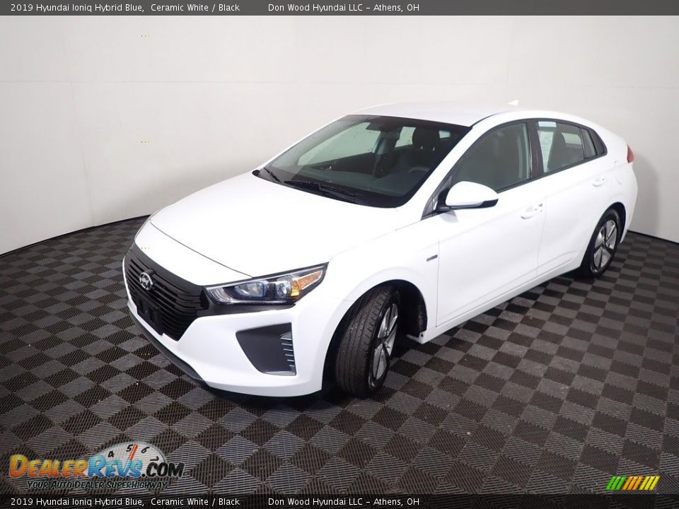 2019 Hyundai Ioniq Hybrid Blue Ceramic White / Black Photo #9