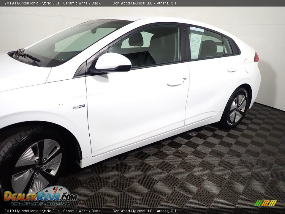 2019 Hyundai Ioniq Hybrid Blue Ceramic White / Black Photo #10