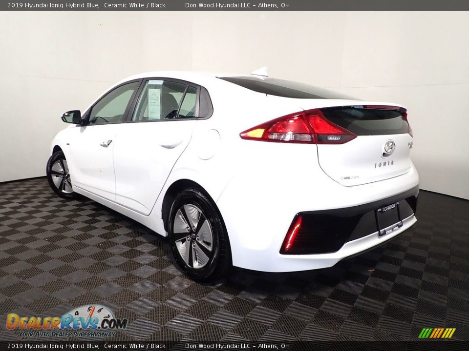 2019 Hyundai Ioniq Hybrid Blue Ceramic White / Black Photo #11
