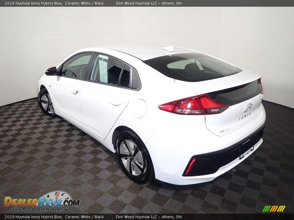2019 Hyundai Ioniq Hybrid Blue Ceramic White / Black Photo #12