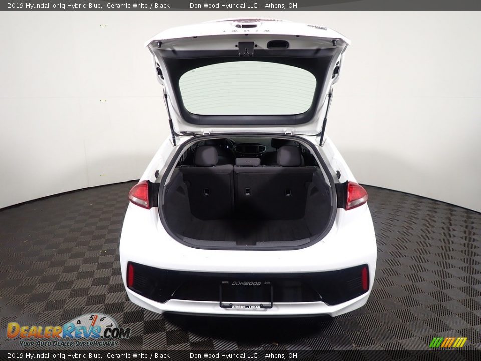 2019 Hyundai Ioniq Hybrid Blue Ceramic White / Black Photo #14